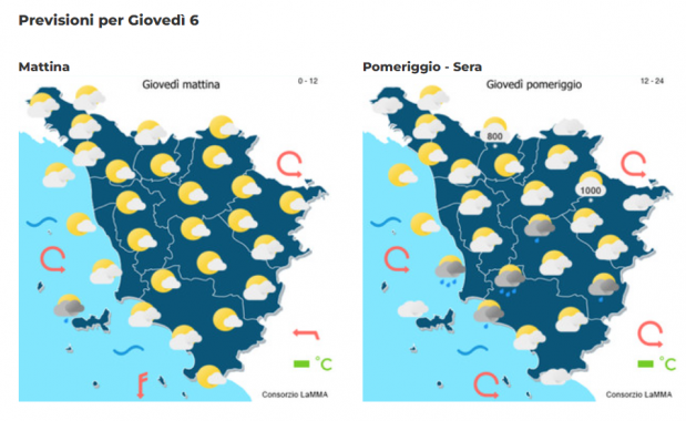 mappa meteo lamma