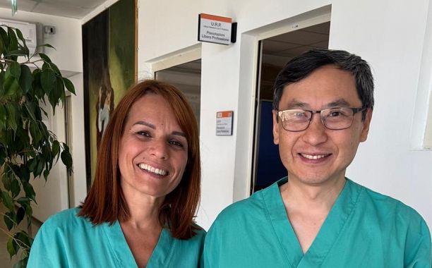 I dottori Barberi e Pak dell'Ospedale del Cuore