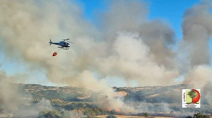 Il luogo dell'incendio